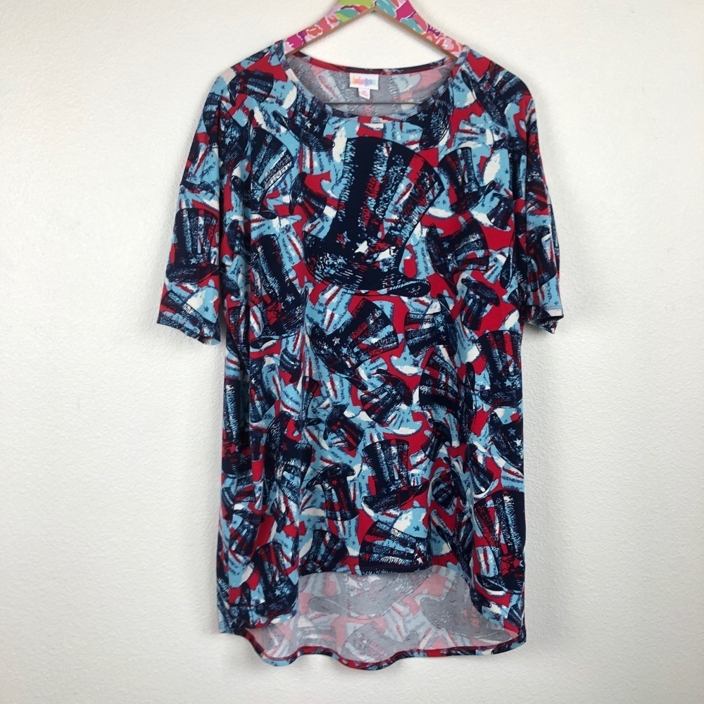 Lularoe Patriotic Irma Size M  0215